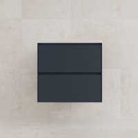 Тумба подвесная "ЛИМА 60" эмаль, под раковину LINE 60, 2 ящ., PLUS, графит