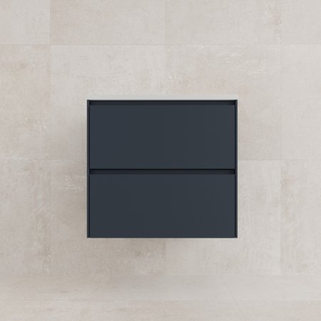 Тумба подвесная "ЛИМА 60" эмаль, под раковину LINE 60, 2 ящ., PLUS, графит 