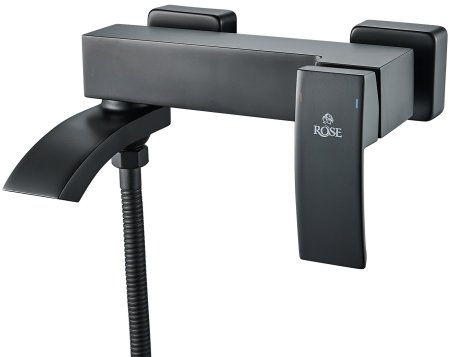 Смеситель для ванны Rose R1552H, черный 