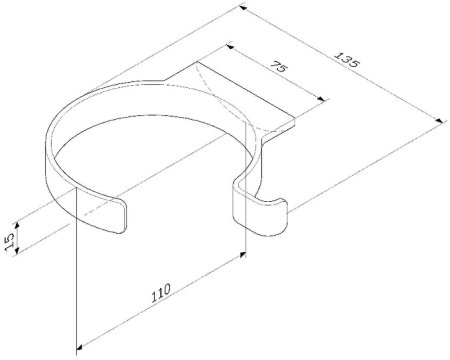 Держатель для фена AM.PM Inspire V2.0 A50A32322 Черный матовый 