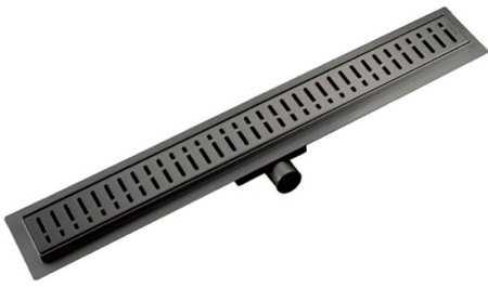 Душевой лоток Gappo G88007-39 с решеткой Оружейная сталь 