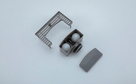 Душевой лоток Gappo G88007-39 с решеткой Оружейная сталь 