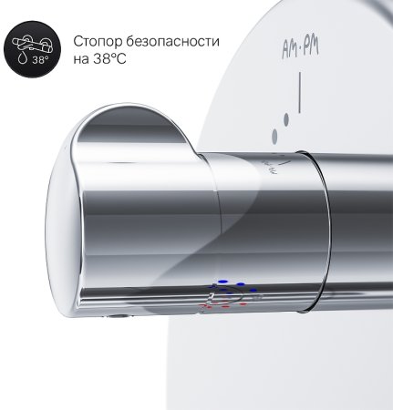Смеситель для душа AM.PM Like F8075600 с термостатом Хром 