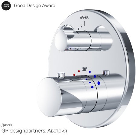 Смеситель для душа AM.PM Like F8075600 с термостатом Хром 