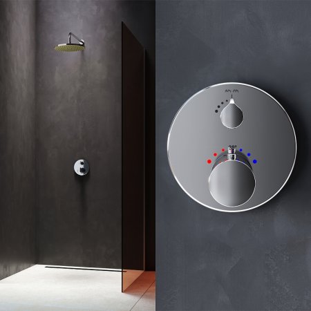 Смеситель для душа AM.PM Like F8075600 с термостатом Хром 