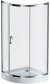 Душевой уголок AM.PM Like Solo Slide 90x90 W83G-315-090CT профиль Хром глянцевый стекло прозрачное 