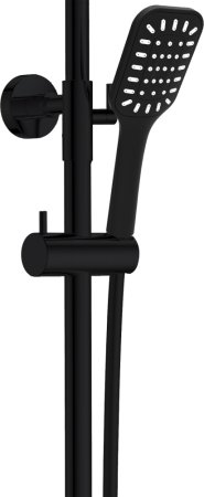 Душевая система Kaiser Cezar 05182-2 с термостатом Черная матовая 