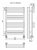Водяной полотенцесушитель Terminus Нойс П12 500x800 4630080268401 Хром 