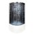 Душевая кабина Deto BМ4590 стандартная BLACK 