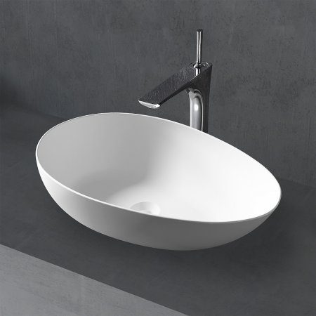 Раковина-чаша Abber Stein 60 AS2615 Белая матовая 