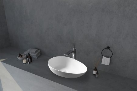 Раковина-чаша Abber Stein 60 AS2615 Белая матовая 