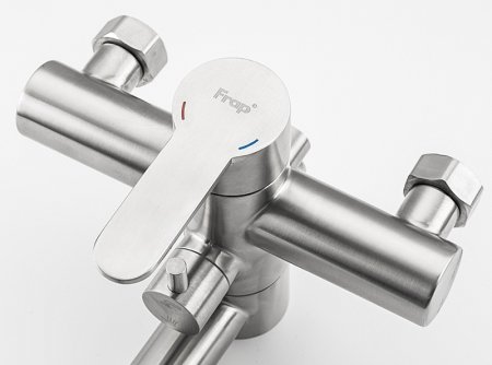 Смеситель для ванны Frap H801 F22801 универсальный Сатин 