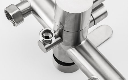 Смеситель для ванны Frap H801 F22801 универсальный Сатин 