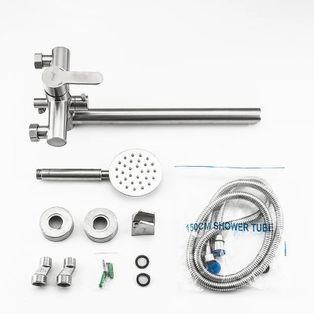 Смеситель для ванны Frap H801 F22801 универсальный Сатин 