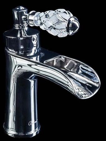 Смеситель для раковины Boheme Vogue Crystal 221-CRST Хром 
