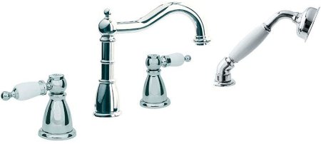 Смеситель на борт ванны Boheme Tradizionale Chrome 396 Хром 