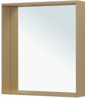Зеркало Allen Brau Reality 70 1.32017.03 с подсветкой Латунь браш с сенсорным выключателем