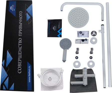 Душевая система FASHUN белый (A52401N-8A) 