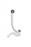 Слив-перелив полуавтоматический для ванны Grocenberg GB240BG Графит