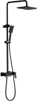 Душевая система ALMAes SDI-1814 Черная матовая