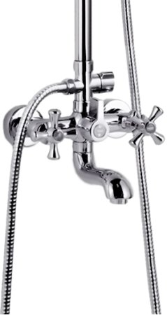 Душевая система Potato P3564 хром 