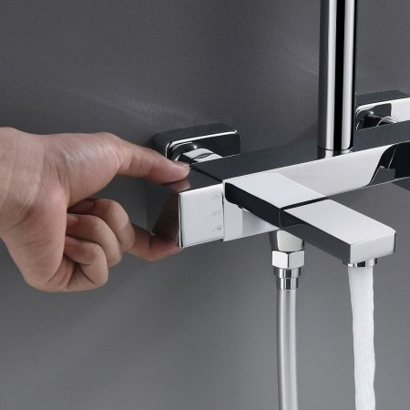 Душевая система Black&White Universe UK8500C 8500CUK Хром 