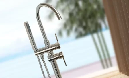 Смеситель напольный для ванны Rea Ortis REA-B1011 