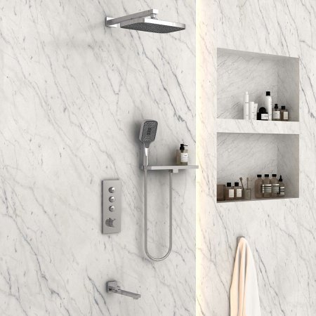 Душевая система Vincea VSFW-431T1RCH с термостатом Хром 