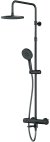Душевая система AM.PM X-Joy F0785A522 с термостатом Черная матовая 