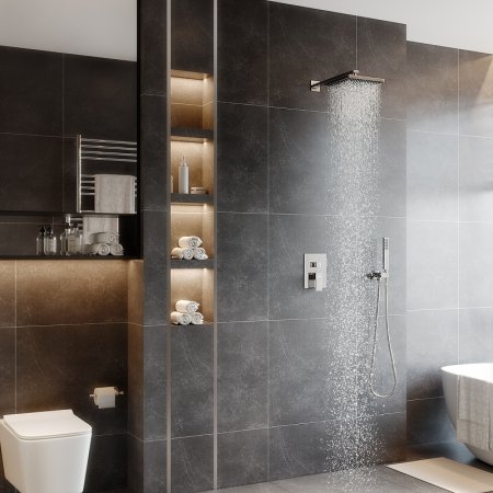 Душевая система Berges Nardis 2S 071001 Хром сильвер 