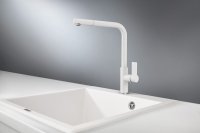 Смеситель Granula GR-2502 для кухонной мойки, арктик