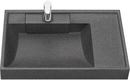 Раковина Aquaton Рейн 80 L 1A72113KRW210 на стиральную машину Графит 