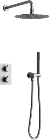 Душевая система с термостатом AltroBagno Unione 040409 GrMt 