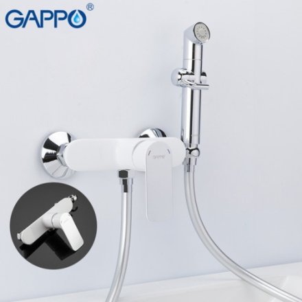 Гигиенический душ Gappo G2048-8 белый / хром 