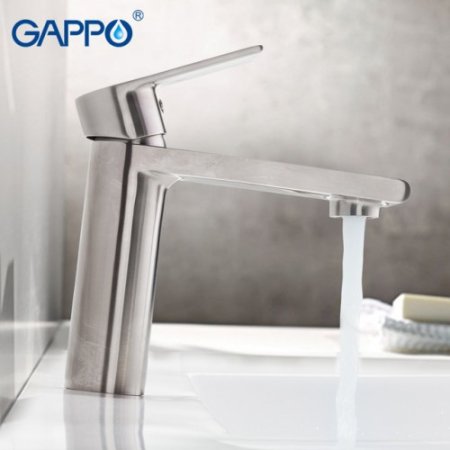 Смеситель для раковины Gappo G99-20 G1099-20 Сатин 