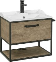 Тумба под раковину Aquaton Лофт Фабрик 65 1A242301LTDY0 подвесная Дуб кантри