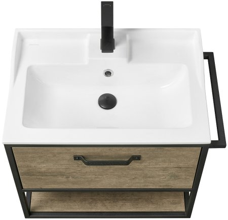 Тумба под раковину Aquaton Лофт Фабрик 65 1A242301LTDY0 подвесная Дуб кантри 