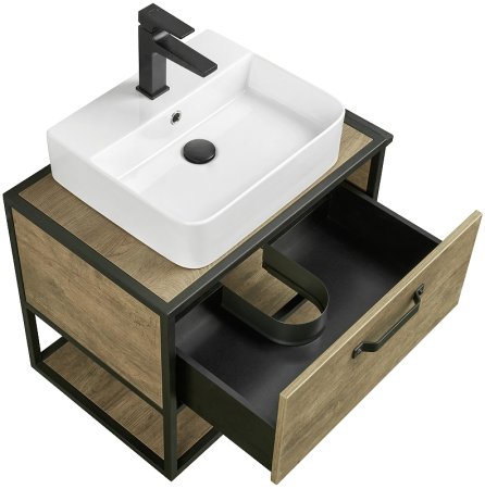 Тумба под раковину Aquaton Лофт Фабрик 65 1A242301LTDY0 подвесная Дуб кантри 