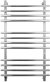 Полотенцесушитель водяной Energy Ideal 1000x500 форма лесенка нестандартная прямая, нержавеющая сталь, нижнее/диагональное/боковое подключение 3/4", 1030мм х 600мм, все для подключения в комплекте 