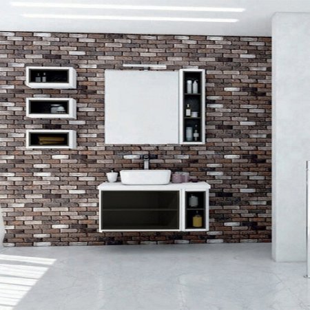 Тумба под раковину Aquaton Брук 80 1A201501BCDL0 подвесная Дуб латте 