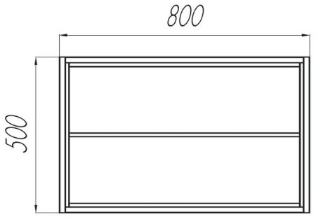 Тумба под раковину Aquaton Брук 80 1A201501BCDL0 подвесная Дуб латте 