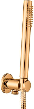 Душевая система Paffoni Light KITZLIG015HGKING с гигиеническим душем Золото медовое 