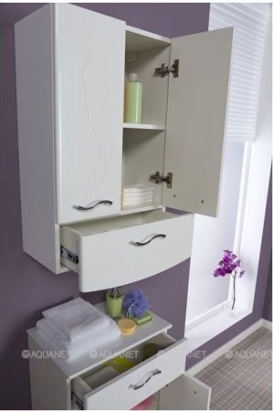 Шкаф навесной Aquanet Моника 50 белый 