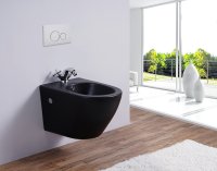 Биде подвесное ESBANO LIRIO черный матовый