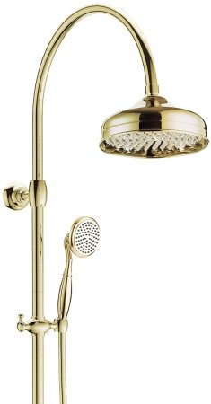 Душевая система Kaiser Aria 03182-1 с термостатом Бронза 