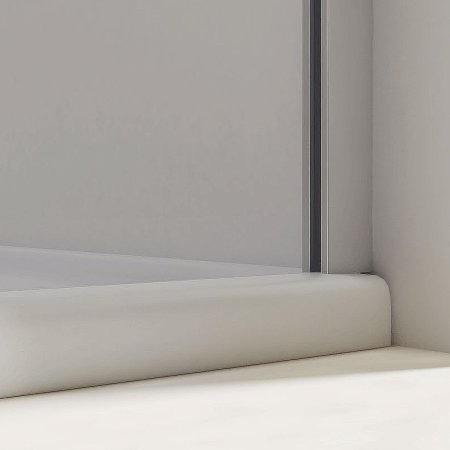 Душевая дверь Vincea Extra 90 VDP-1E8090CL профиль Хром стекло прозрачное 