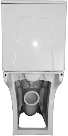 Унитаз компакт Azario Fretta Round AZ-1217+AZ-1216 с бачком и сиденьем Микролифт 