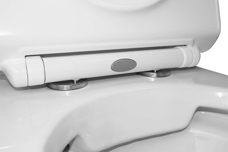 Унитаз компакт Azario Fretta Round AZ-1217+AZ-1216 с бачком и сиденьем Микролифт 