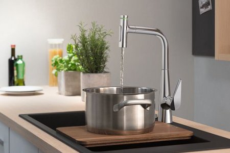 Смеситель Hansgrohe Talis Select M51 72824000 для кухонной мойки, хром 