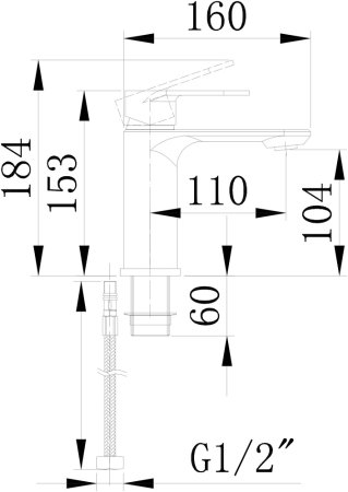 Смеситель Boch mann Santa BM8595 для раковины 